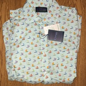 Charleston Threads L/S Button Down Shirt. Med. NWT